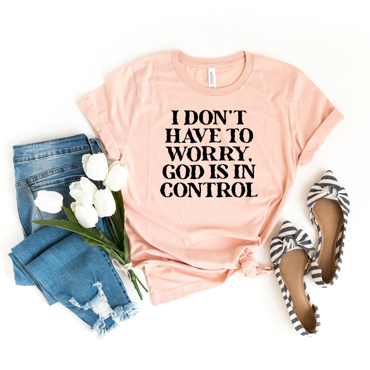 God is in Control | Short Sleeve Crewneck