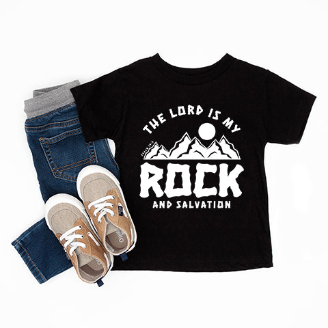 The Lord Is My Rock Youth Short Sleeve Crew
