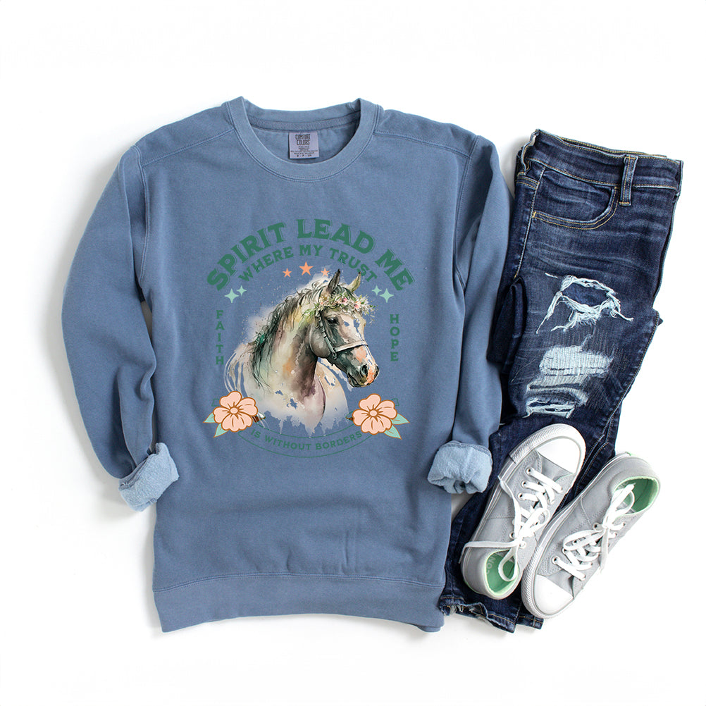 Spirit Lead Me | Garment Dyed Sweatshirt