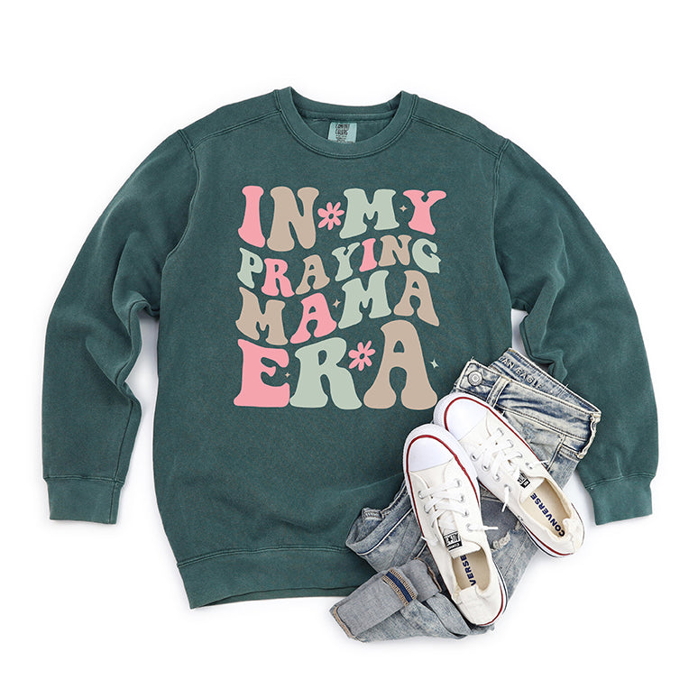 Praying Mama Era | Garment Dyed Sweatshirt
