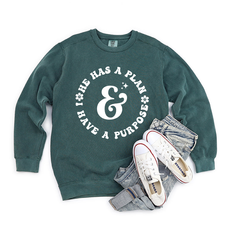 Plan And Purpose | Garment Dyed Sweatshirt