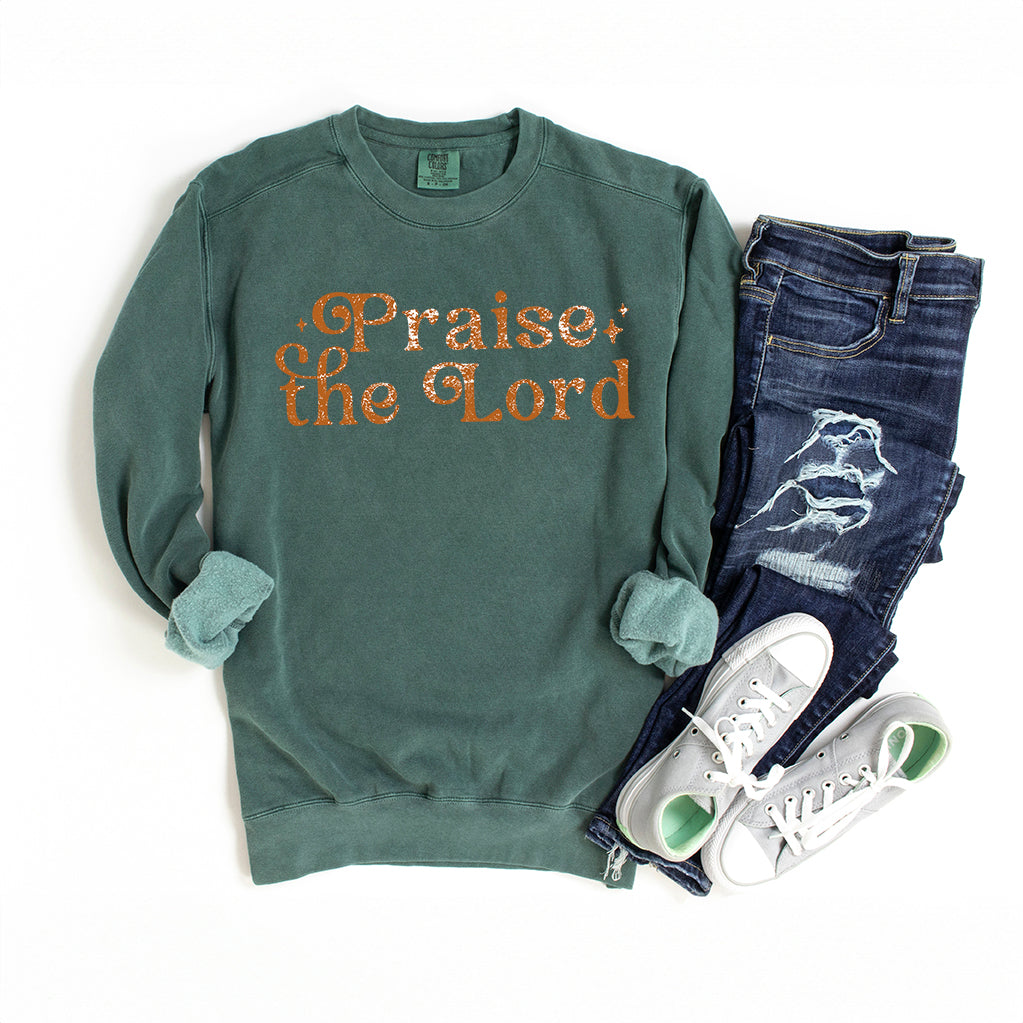 Praise The Lord | Garment Dyed Sweatshirt