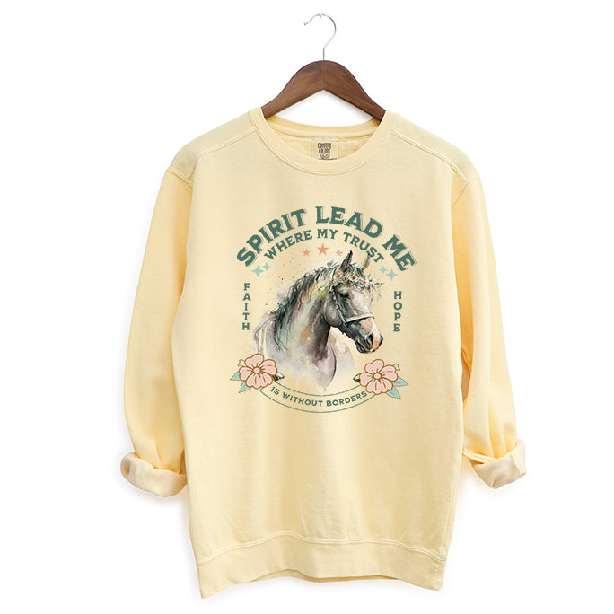 Spirit Lead Me | Garment Dyed Sweatshirt