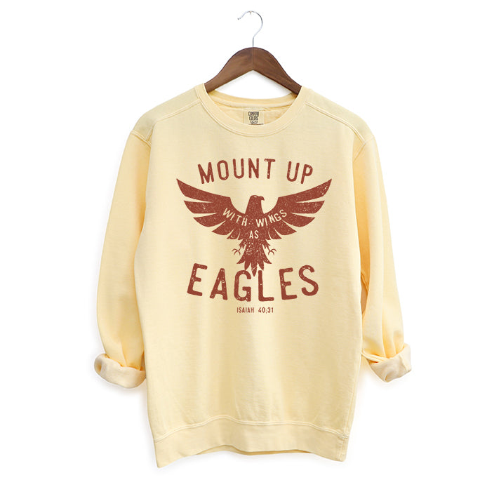Wings As Eagles | Garment Dyed Sweatshirt