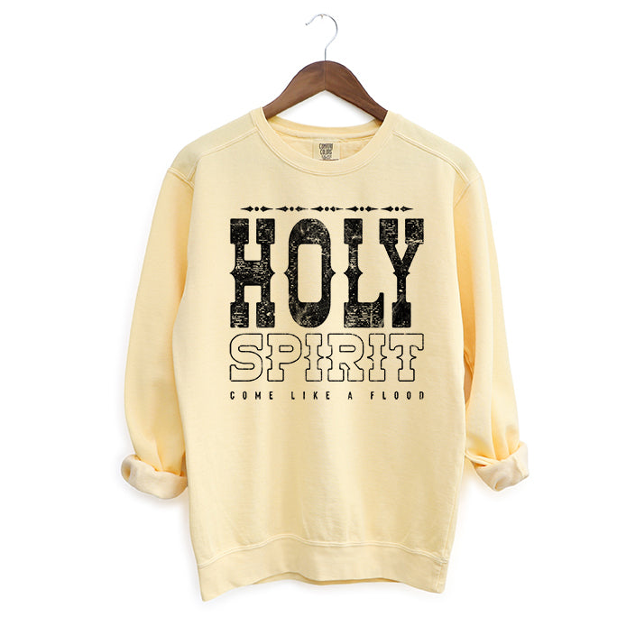 Holy Spirit Flood | Garment Dyed Sweatshirt