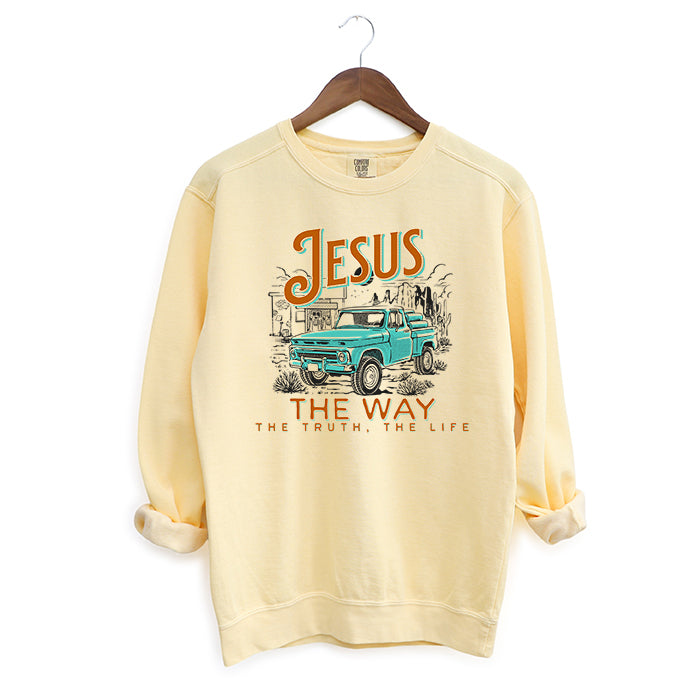 Way Truth Life Truck | Garment Dyed Sweatshirt