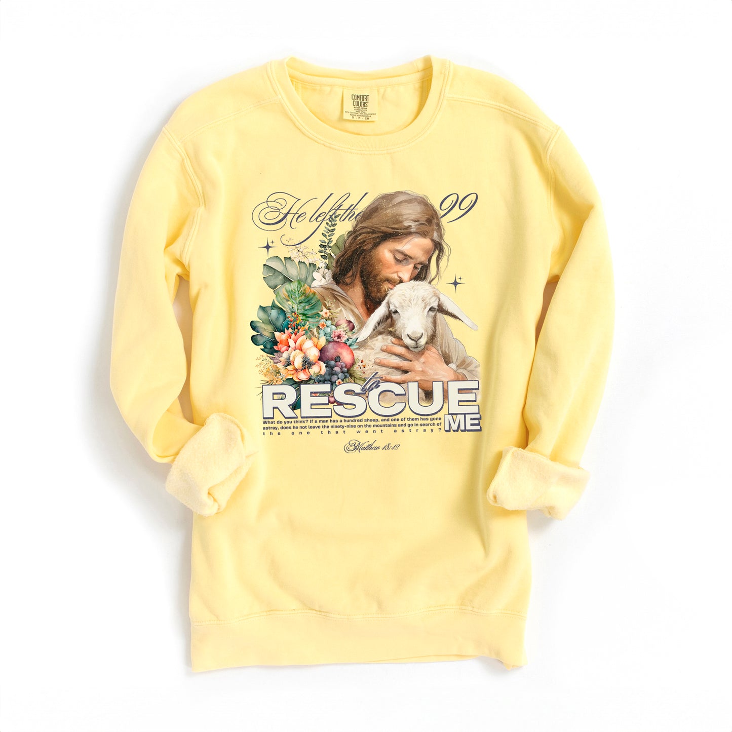 He Left The 99 | Garment Dyed Sweatshirt