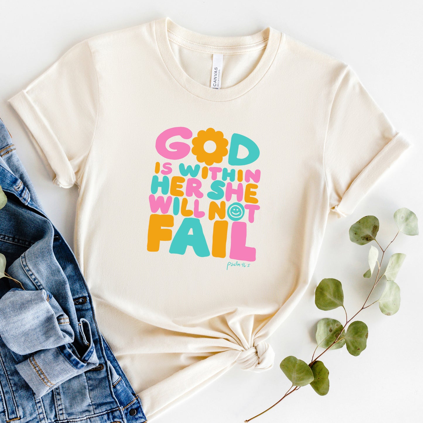 She Will Not Fail | Short Sleeve Crew Neck