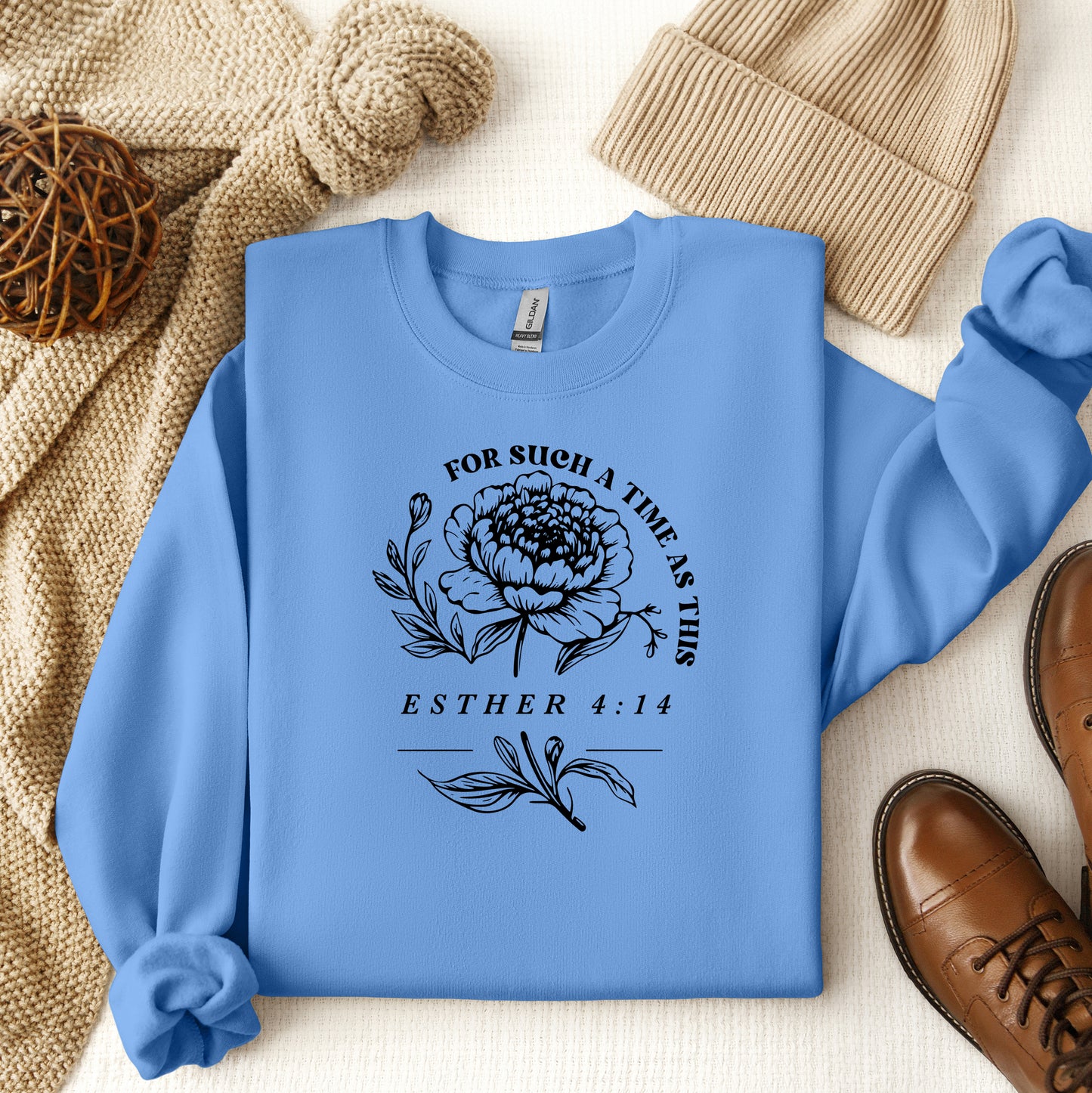For Such A Time As This Flower| Graphic Sweatshirt