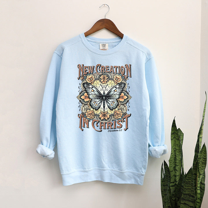 New Creation In Christ | Garment Dyed Sweatshirt
