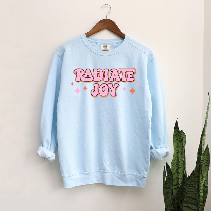 Radiate Joy | Garment Dyed Sweatshirt