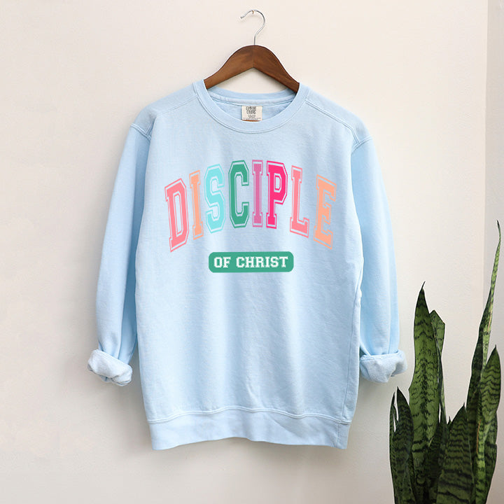 Disciple Block Colorful | Garment Dyed Sweatshirt