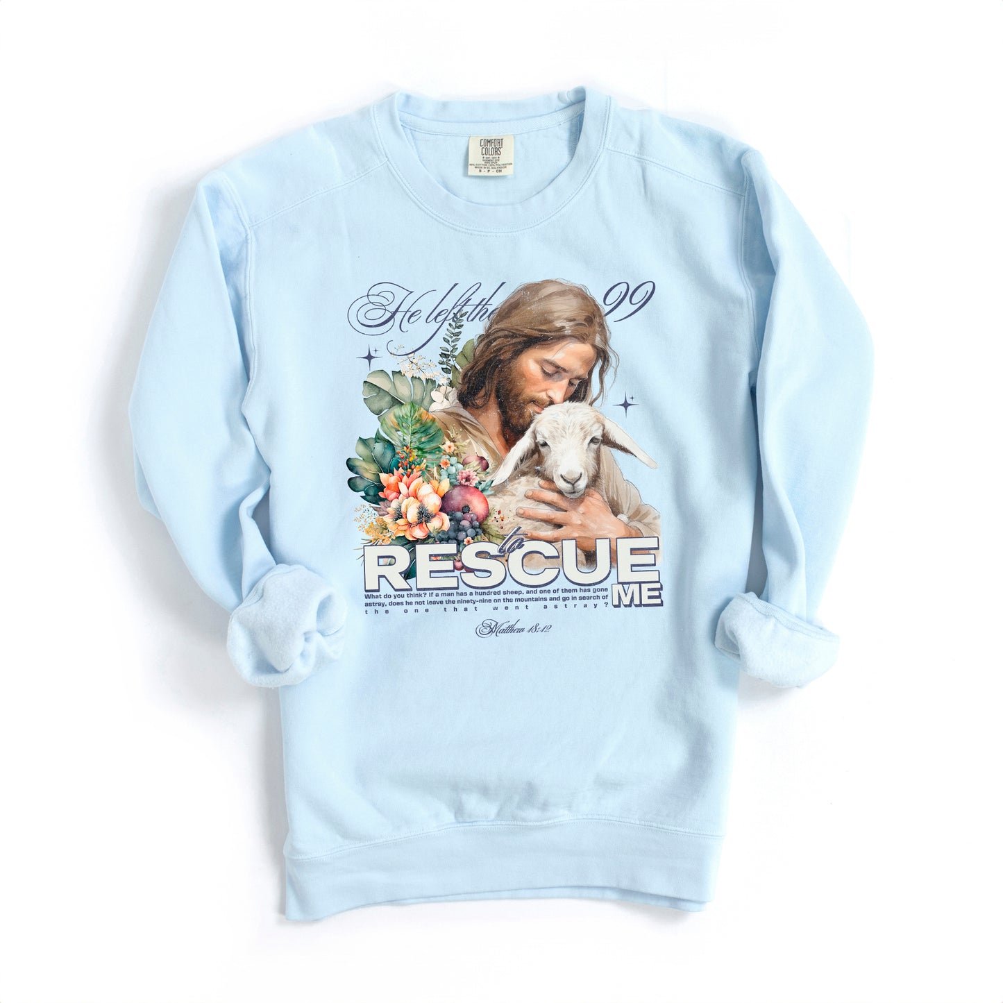 He Left The 99 | Garment Dyed Sweatshirt