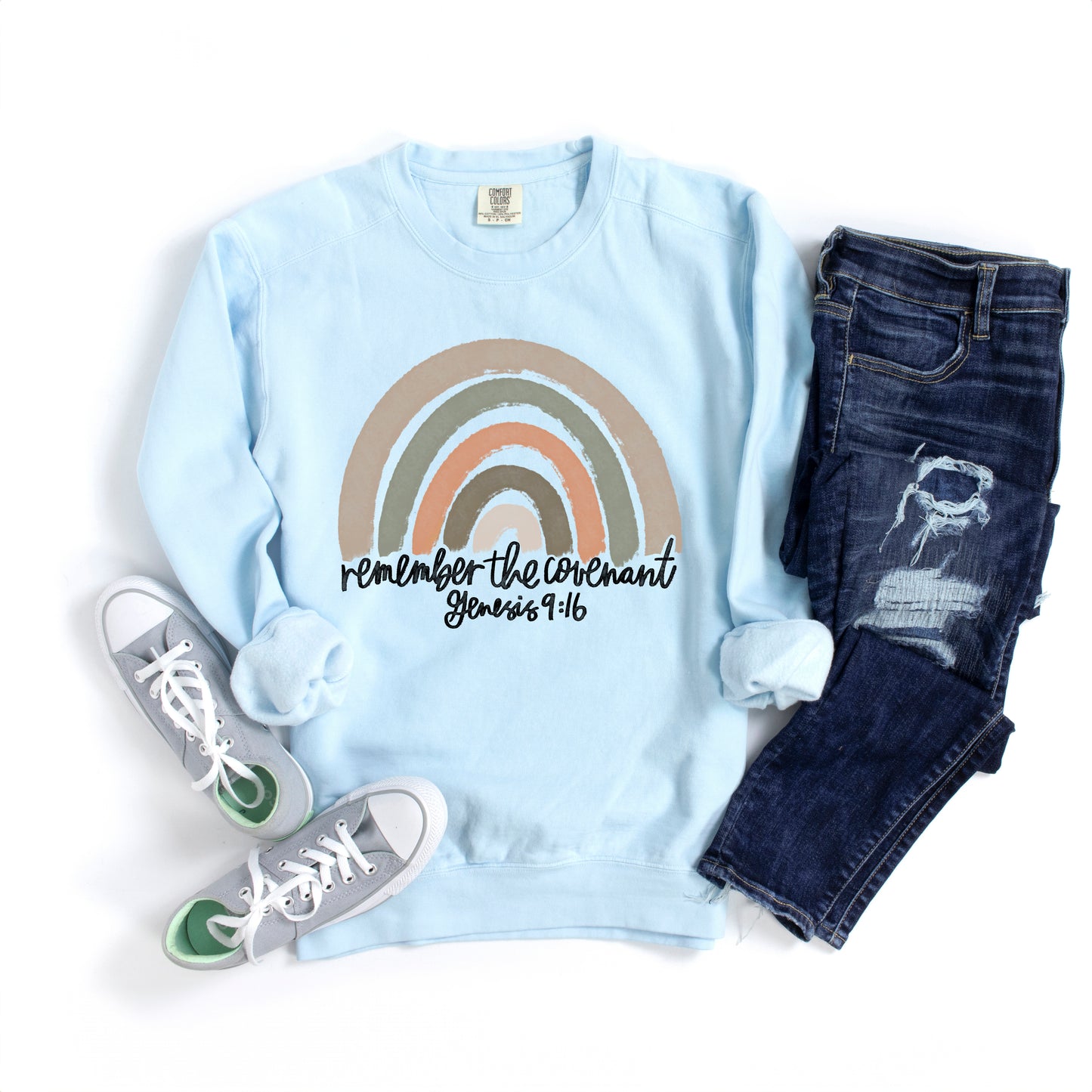 Remember The Covenant | Garment Dyed Sweatshirt