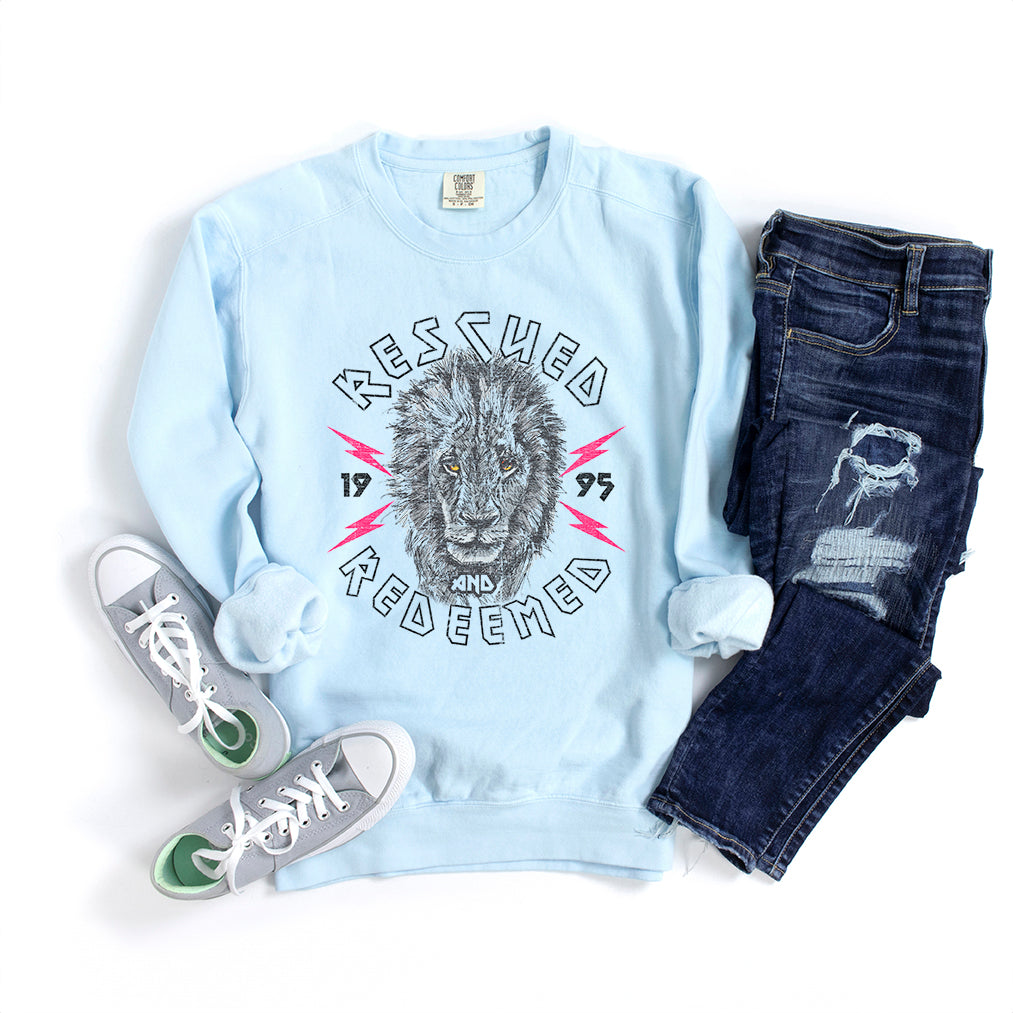 Rescued And Redeemed | Garment Dyed Sweatshirt