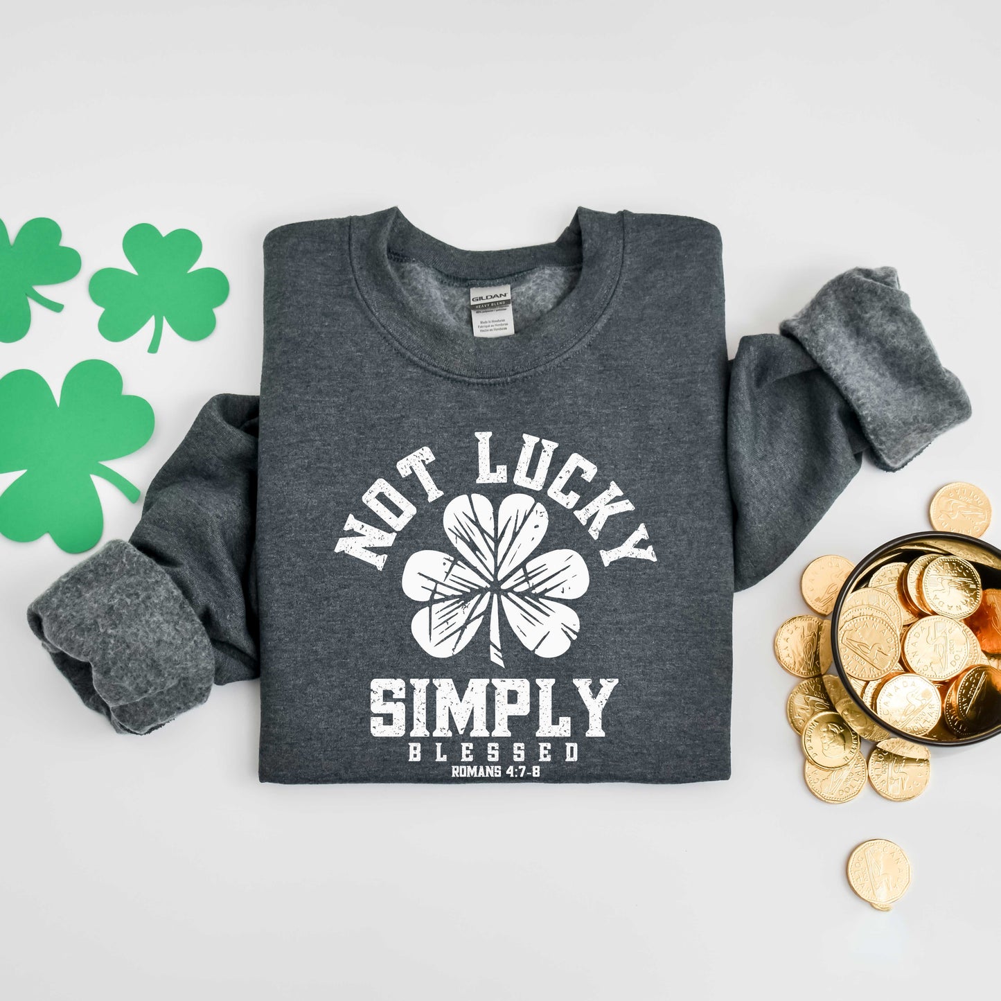 Not Blessed Lucky Clover | Sweatshirt