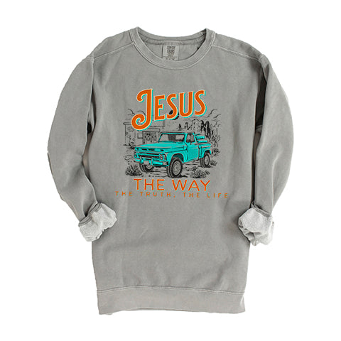 Way Truth Life Truck | Garment Dyed Sweatshirt