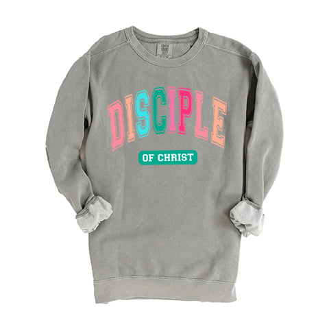 Disciple Block Colorful | Garment Dyed Sweatshirt