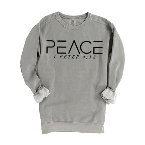 Peace | Garment Dyed Sweatshirt