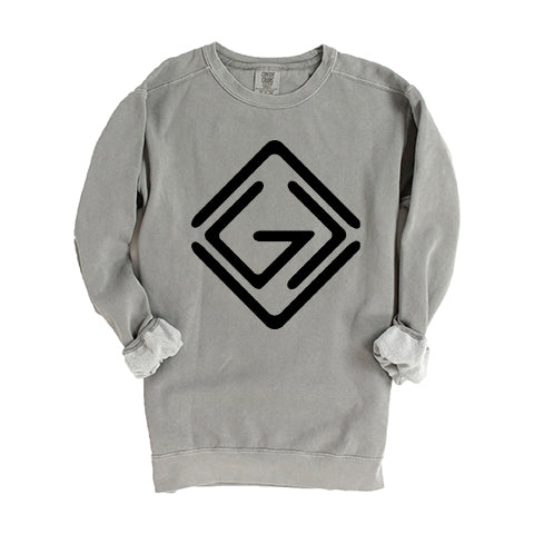 God Is Greater Diamond | Garment Dyed Sweatshirt