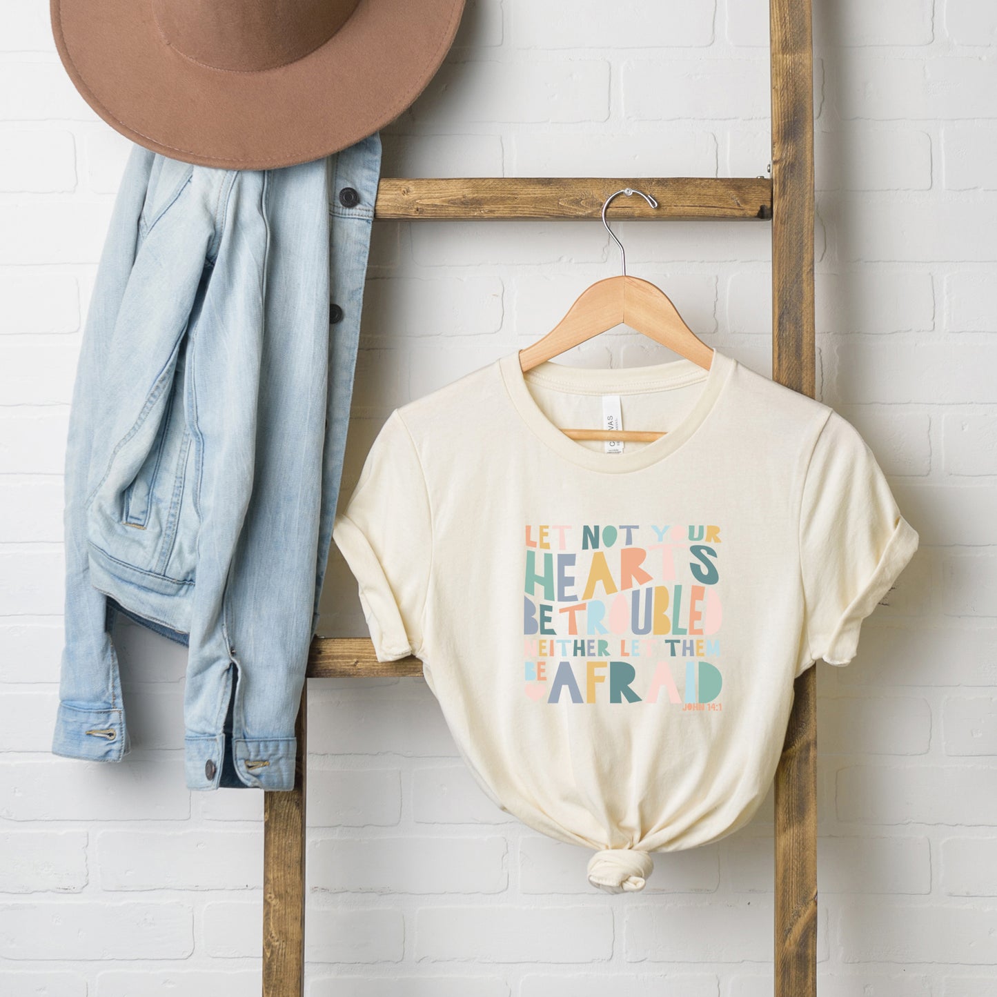 Let Not Your Hearts Be Troubled | Short Sleeve Crew Neck
