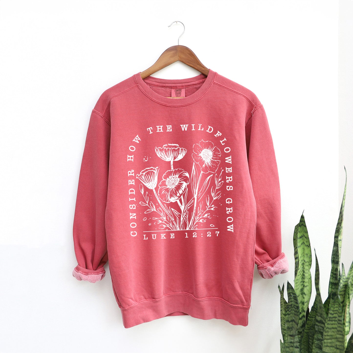 Wildflowers Grow | Garment Dyed Sweatshirt