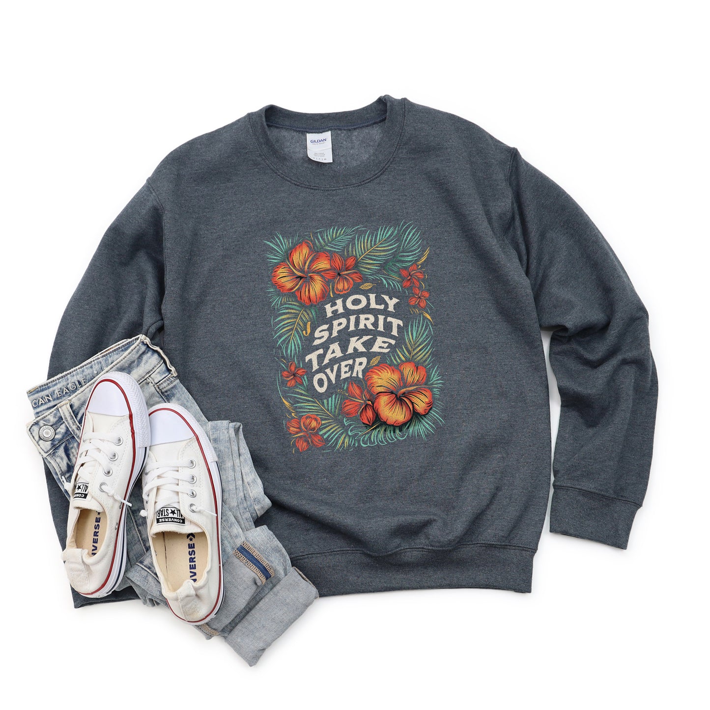 Holy Spirit Take Over| Graphic Sweatshirt