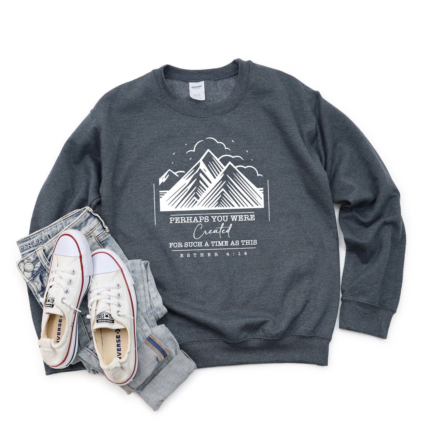 You Were Created Mountains| Graphic Sweatshirt