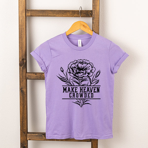 Make Heaven Crowded Flower Youth Short Sleeve Crew