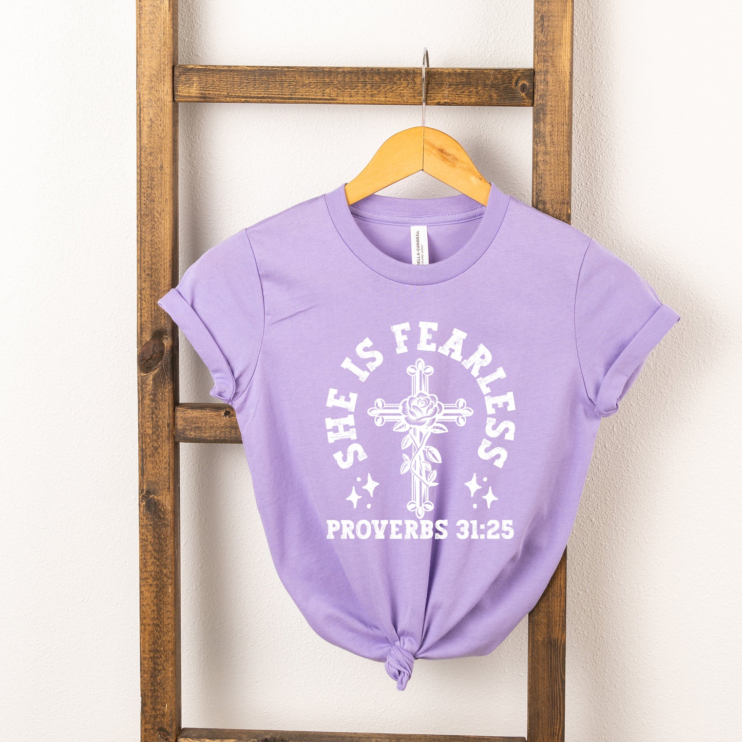 She Is Fearless Youth Short Sleeve Crew