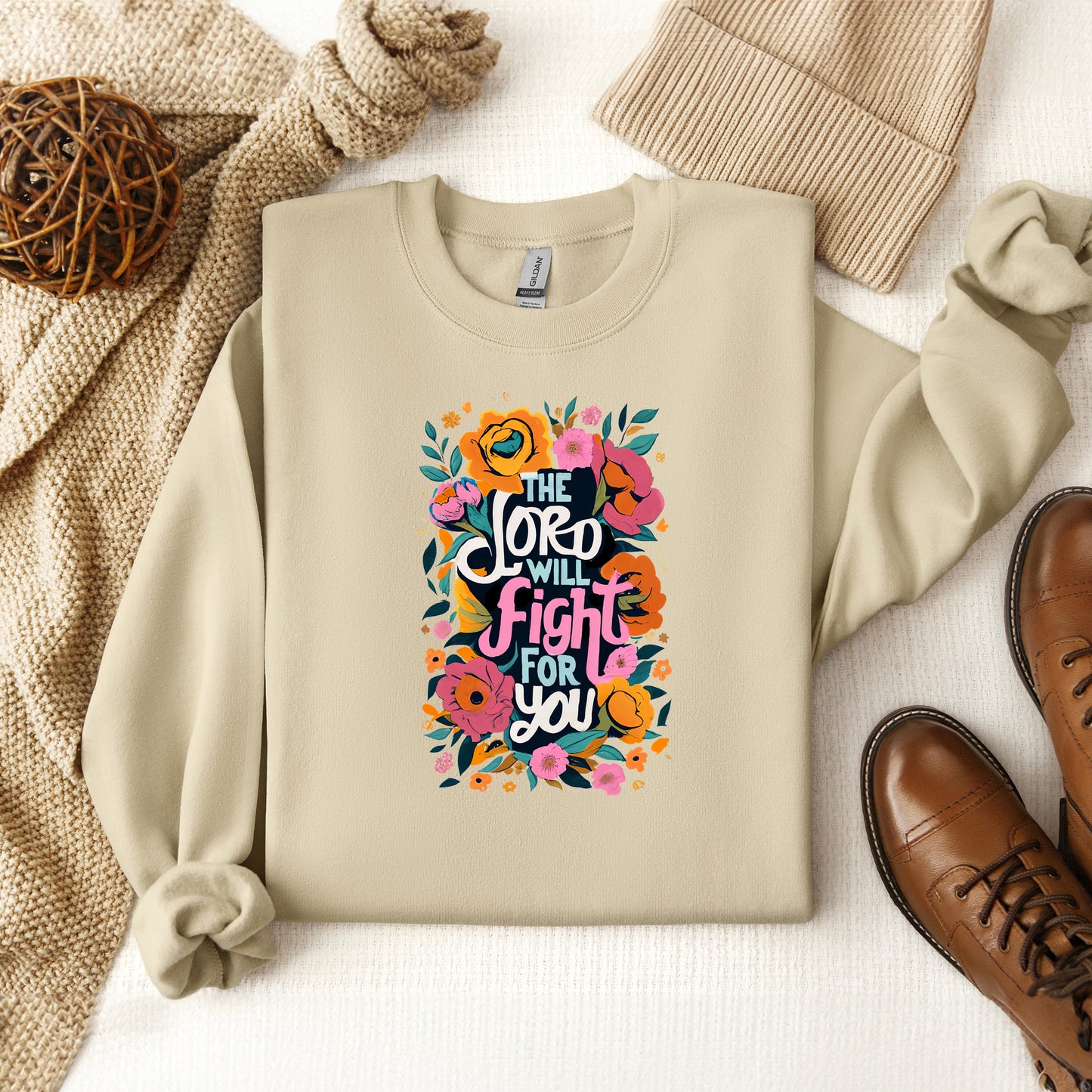The Lord Will Fight For You| Graphic Sweatshirt