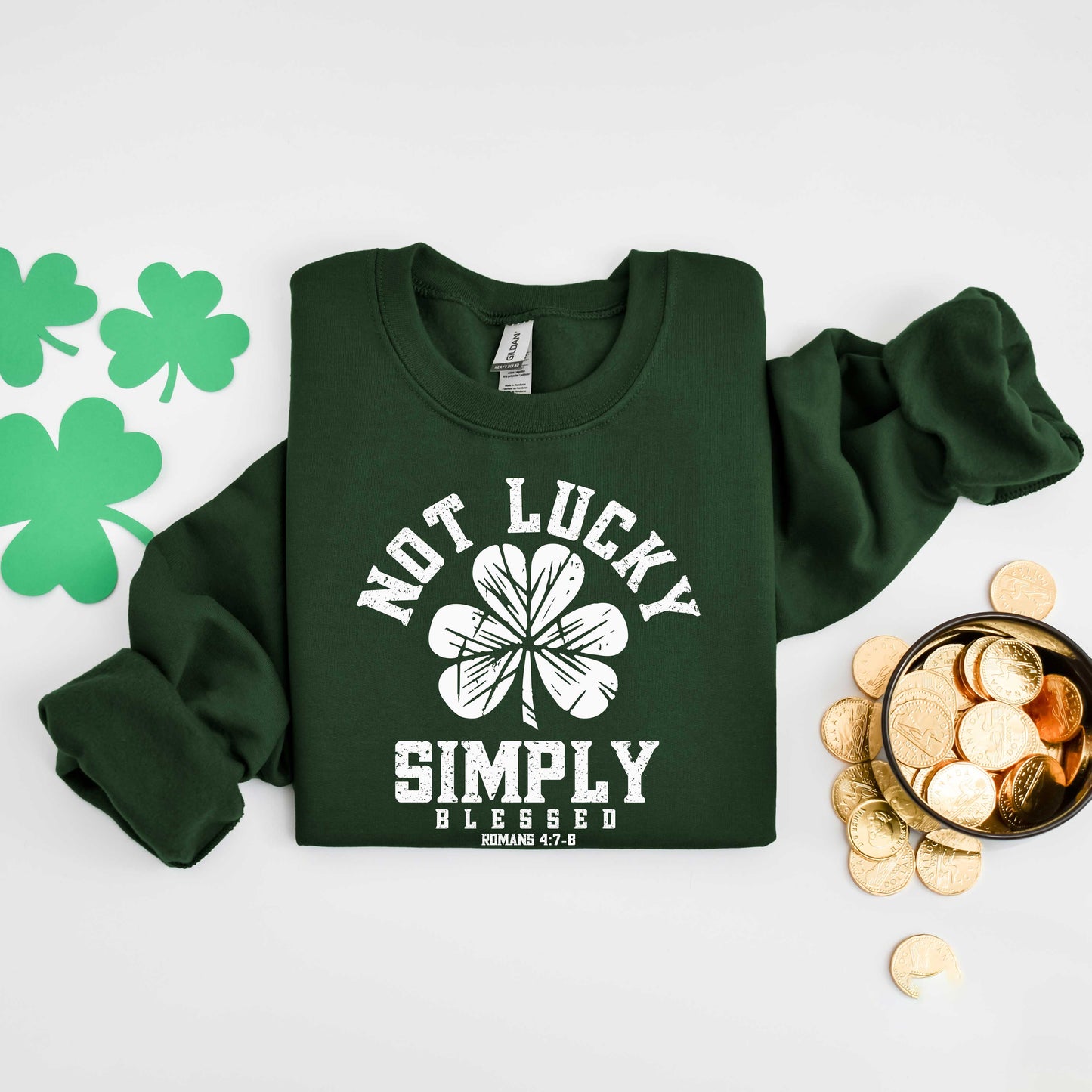 Not Blessed Lucky Clover | Sweatshirt