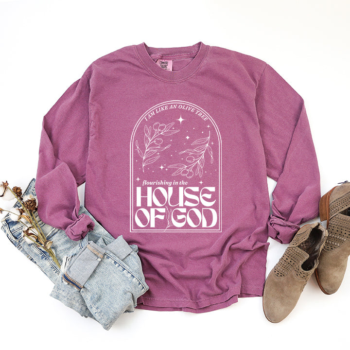 House Of God | Garment Dyed Long Sleeve