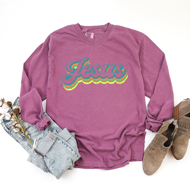 Vintage Jesus | Garment Dyed Long Sleeve