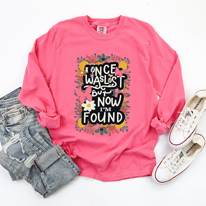 I Once Was Lost | Garment Dyed Long Sleeve