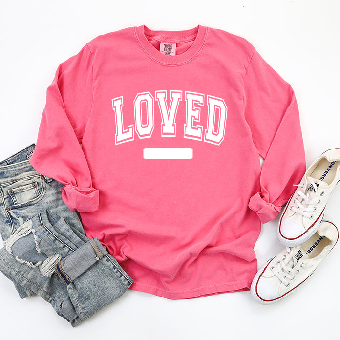 Loved Varsity 3.16 | Garment Dyed Long Sleeve