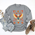Holy Spirit Dove Floral | Garment Dyed Long Sleeve