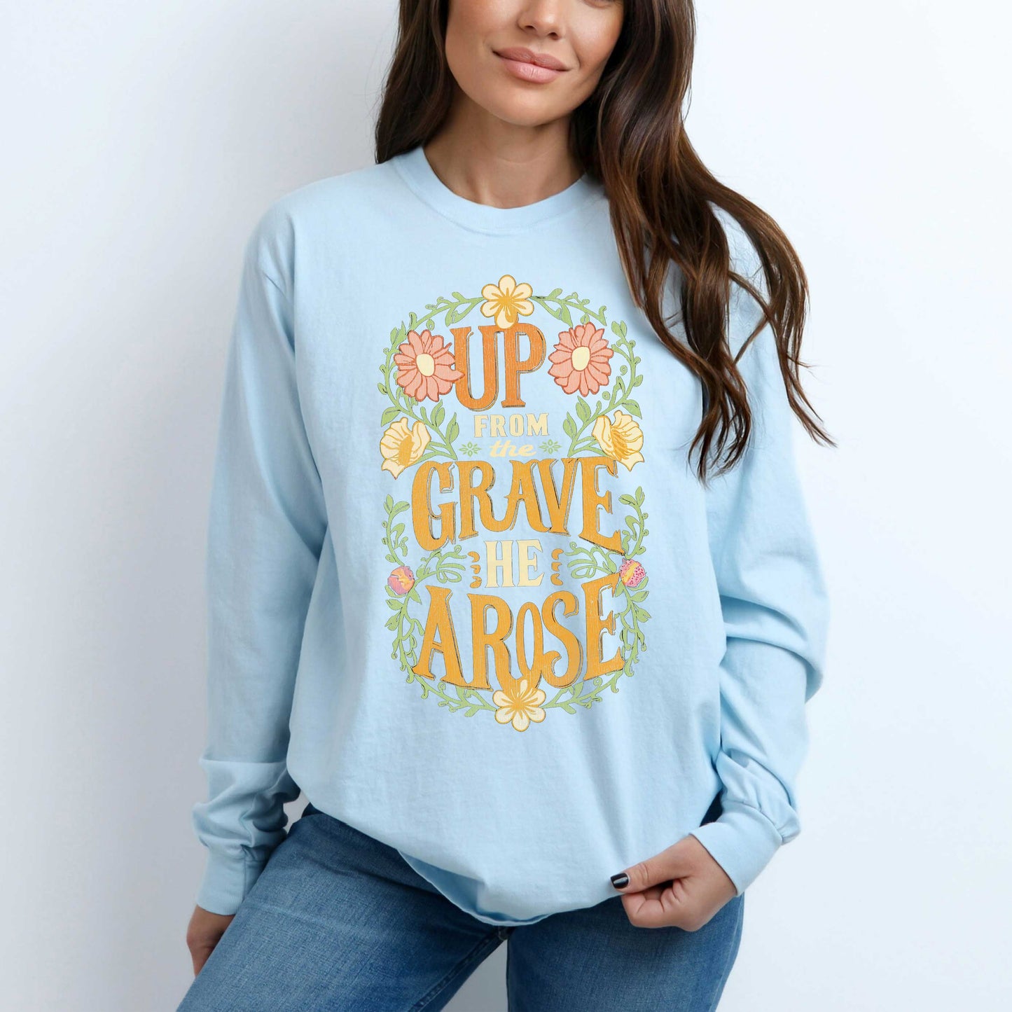 Up From The Grave | Garment Dyed Long Sleeve
