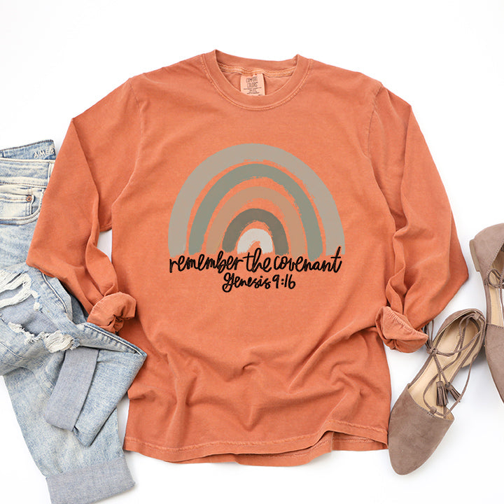Remember The Covenant | Garment Dyed Long Sleeve