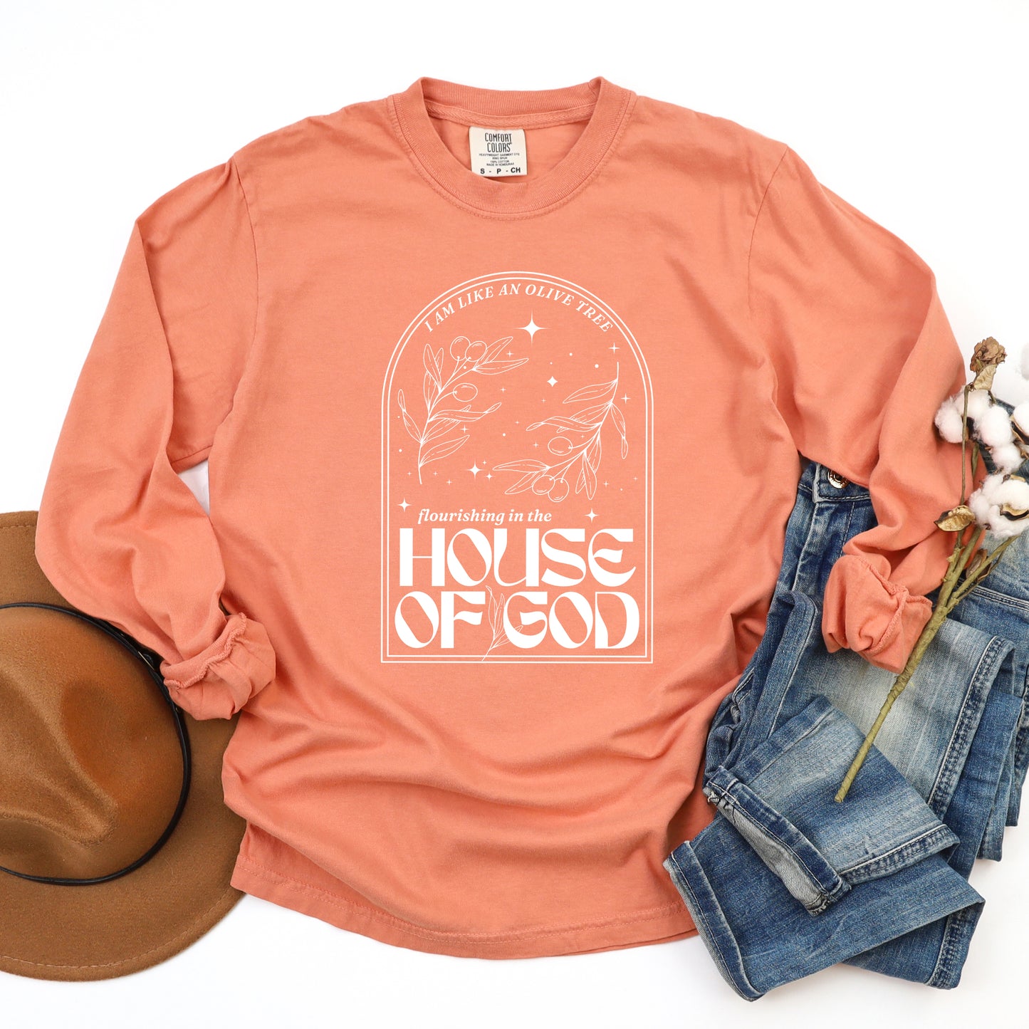 House Of God | Garment Dyed Long Sleeve