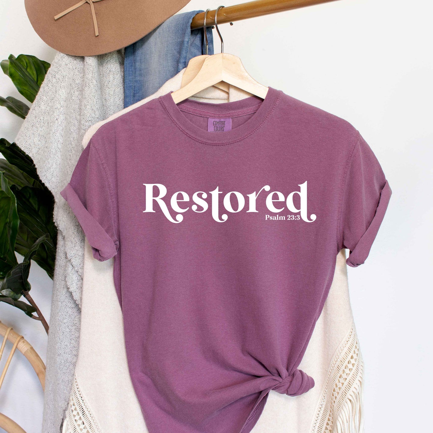 Restored Scripture | Garment Dyed Tee