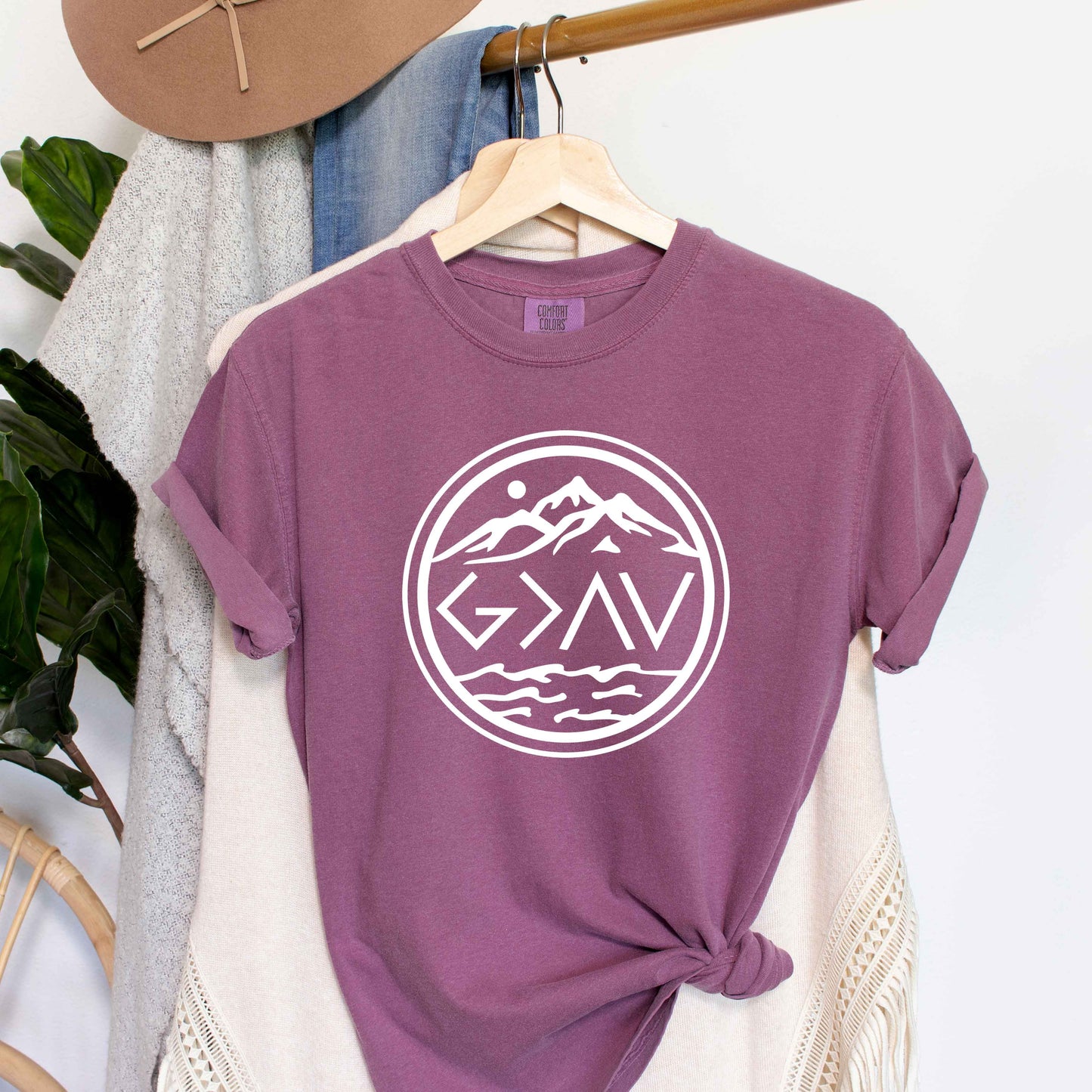 God Is Greater Circle | Garment Dyed Tee