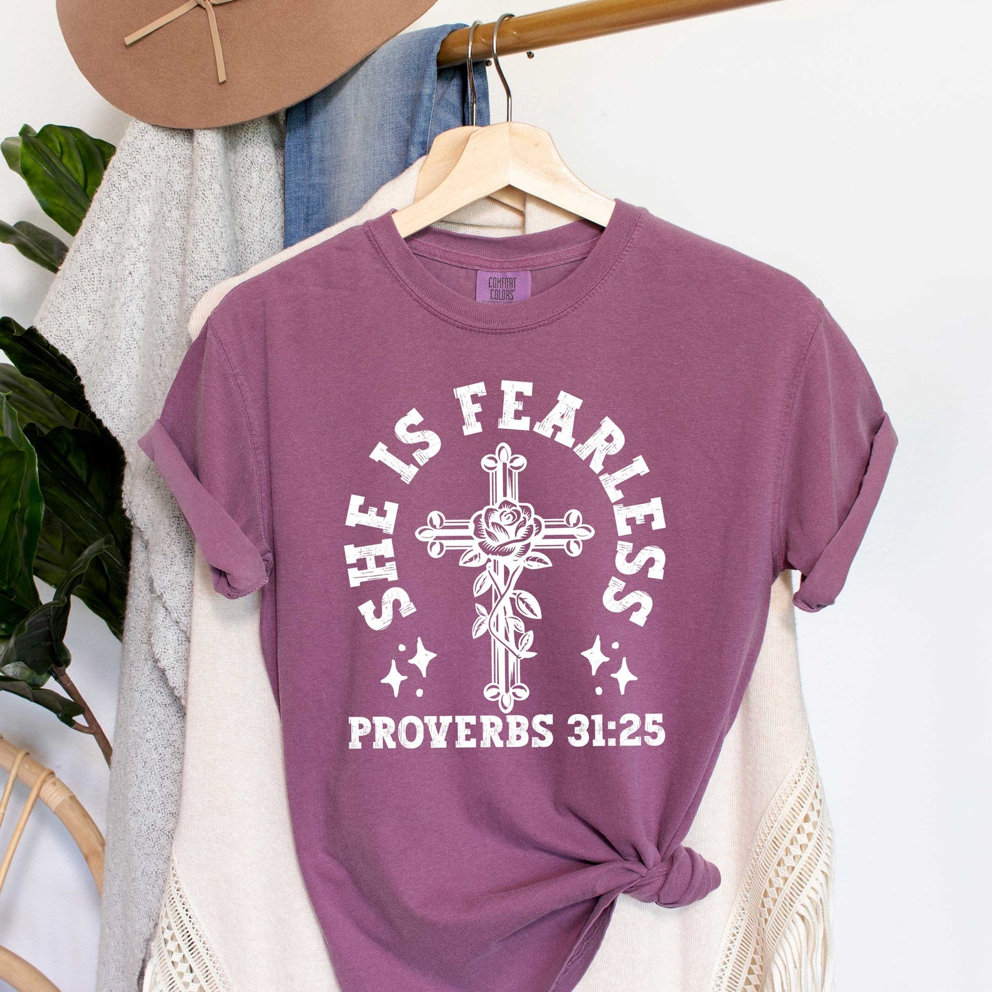 She Is Fearless | Garment Dyed Tee