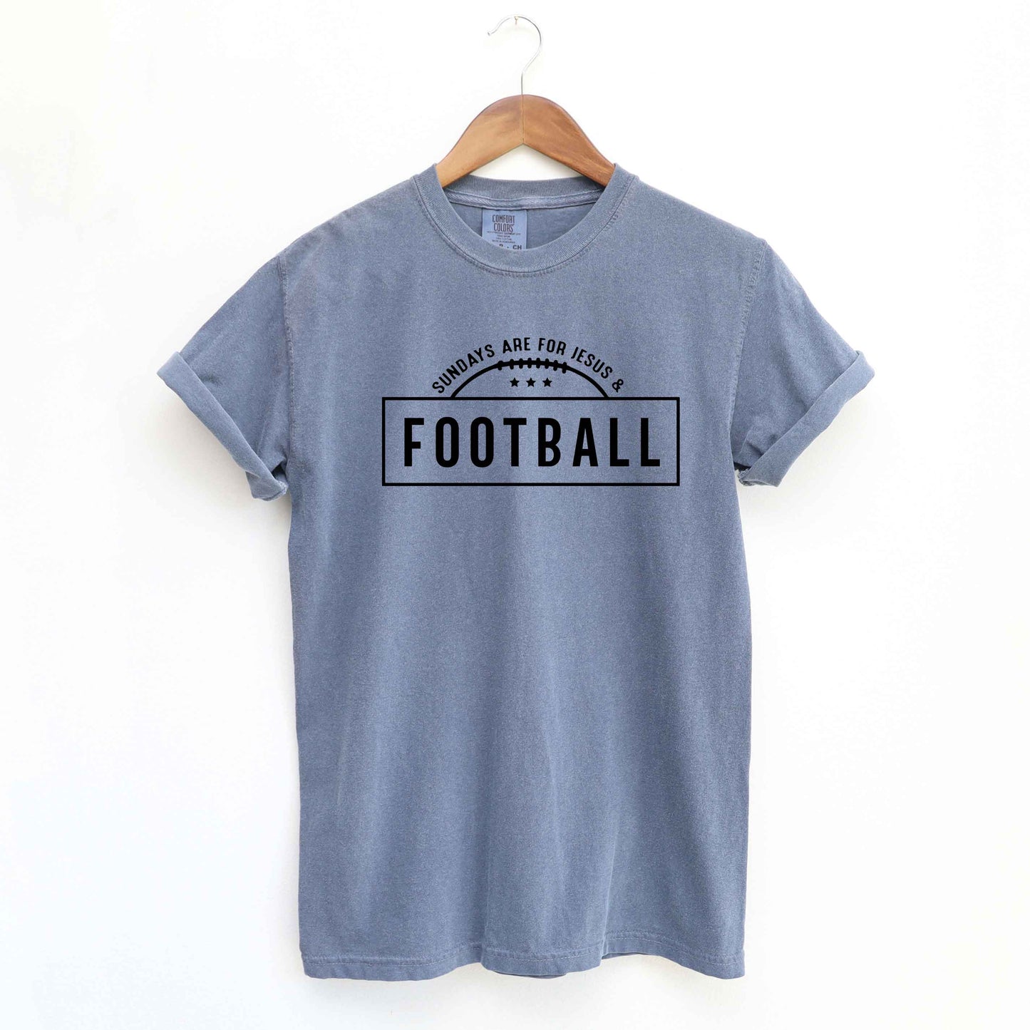 Jesus and Football | Garment Dyed Tee