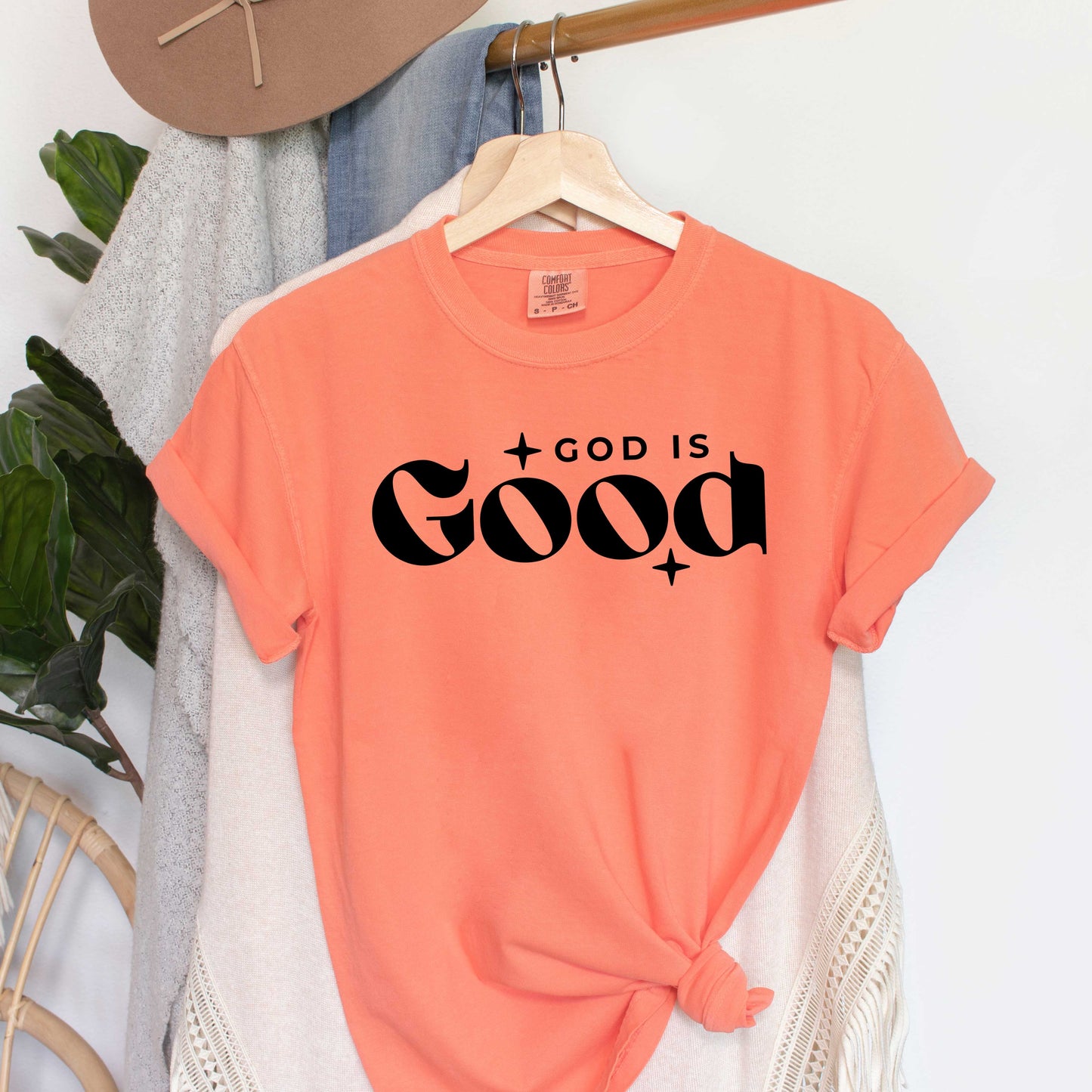 God Is Good Bold | Garment Dyed Tee