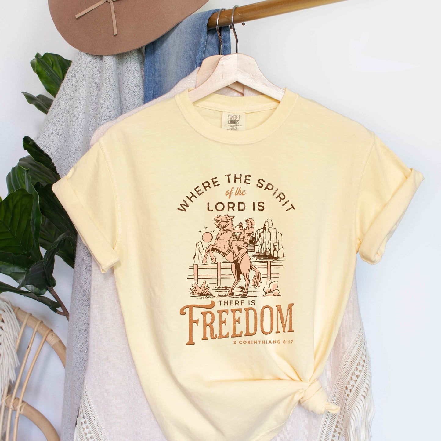Spirit Of The Lord Freedom | Garment Dyed Tee