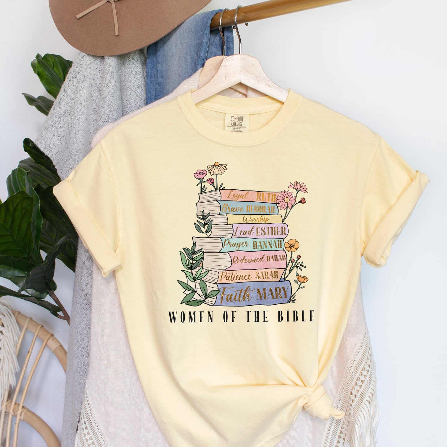 Women Of The Bible | Garment Dyed Tee