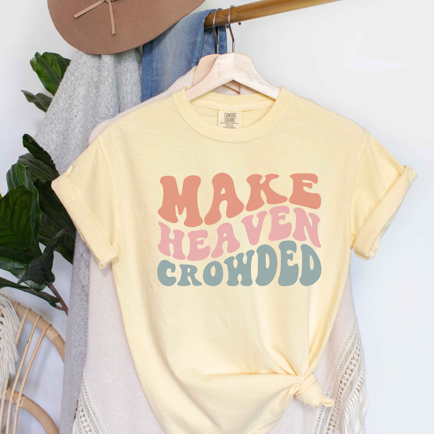 Make Heaven Crowded Wavy | Garment Dyed Tee