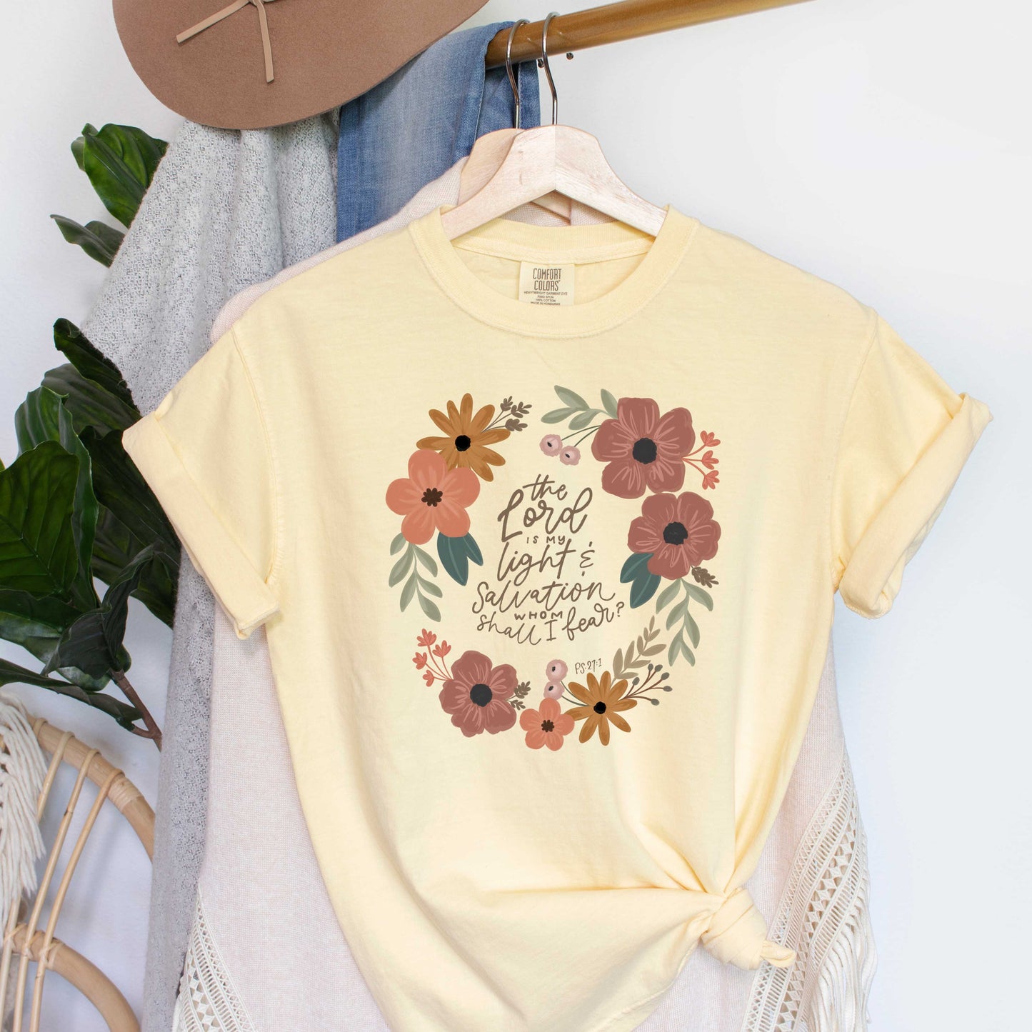 The Lord Is My Light | Garment Dyed Tee