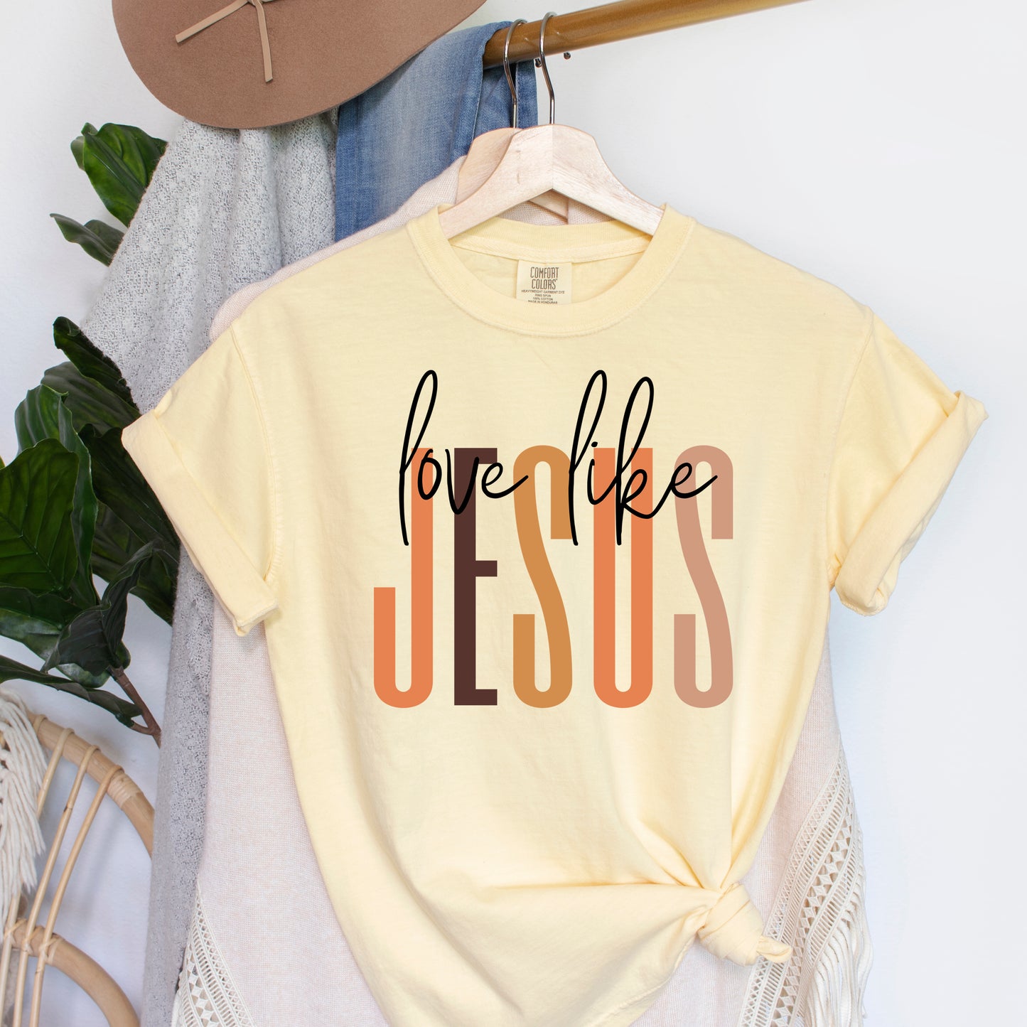 Love Like Jesus Neutrals | Garment Dyed Tee